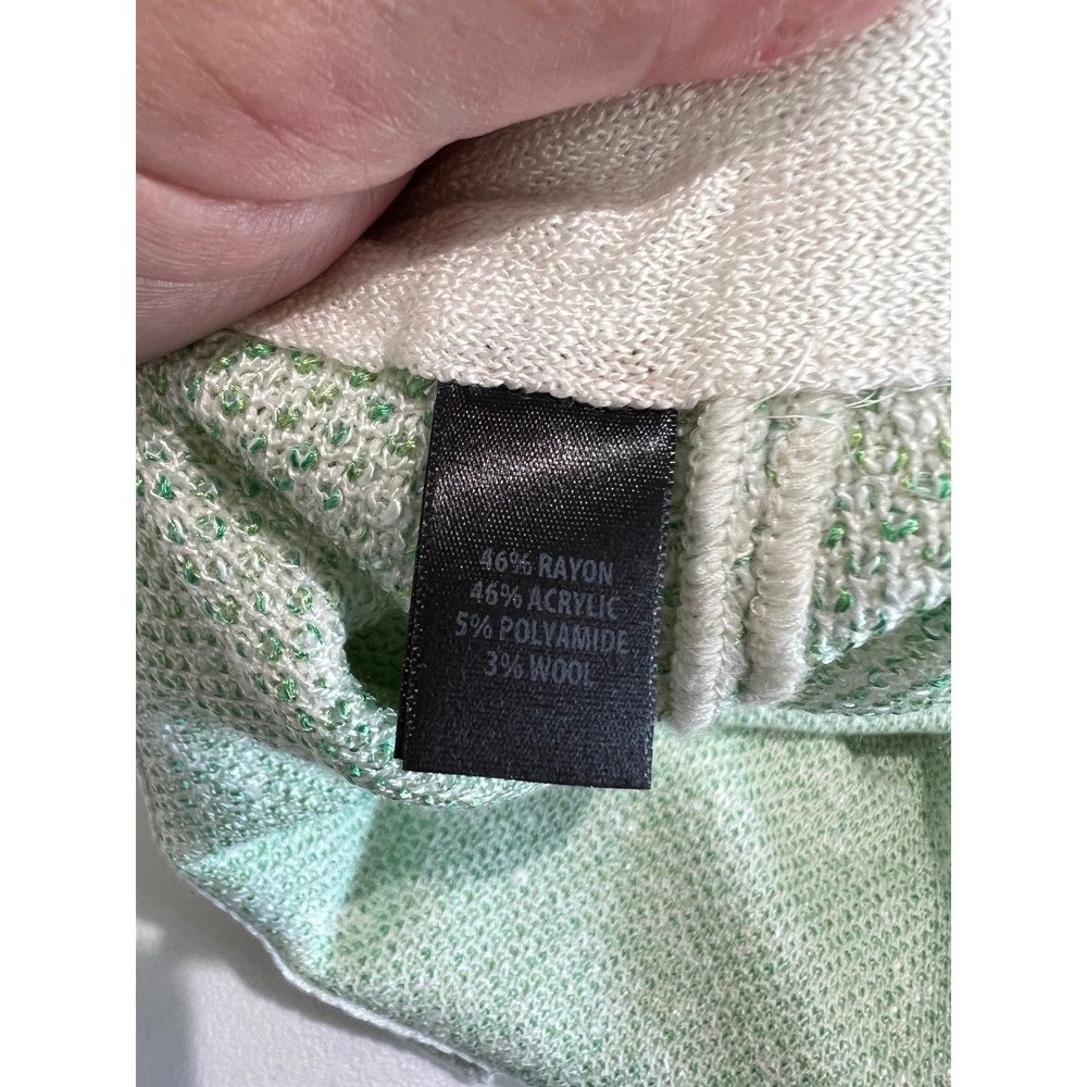 NWT St. John Skirt Suit Women's 14‎ Sage Green Tweed Knit Blazer $2390 Luxury - Picture 8 of 16